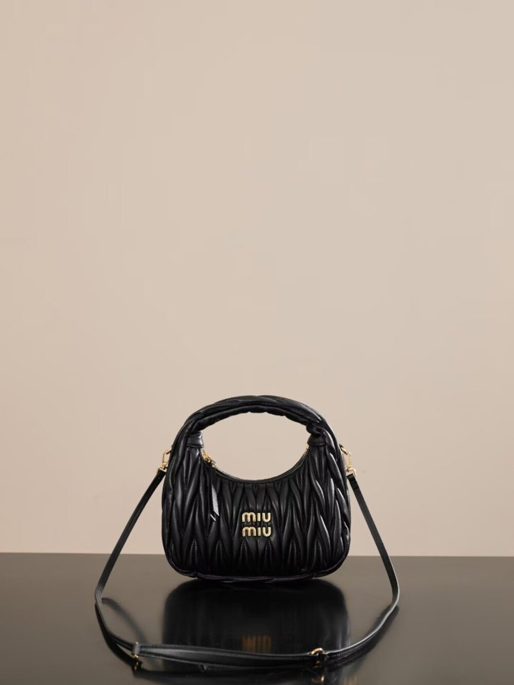 Miu Miu Wander Hobo Small Handbag
